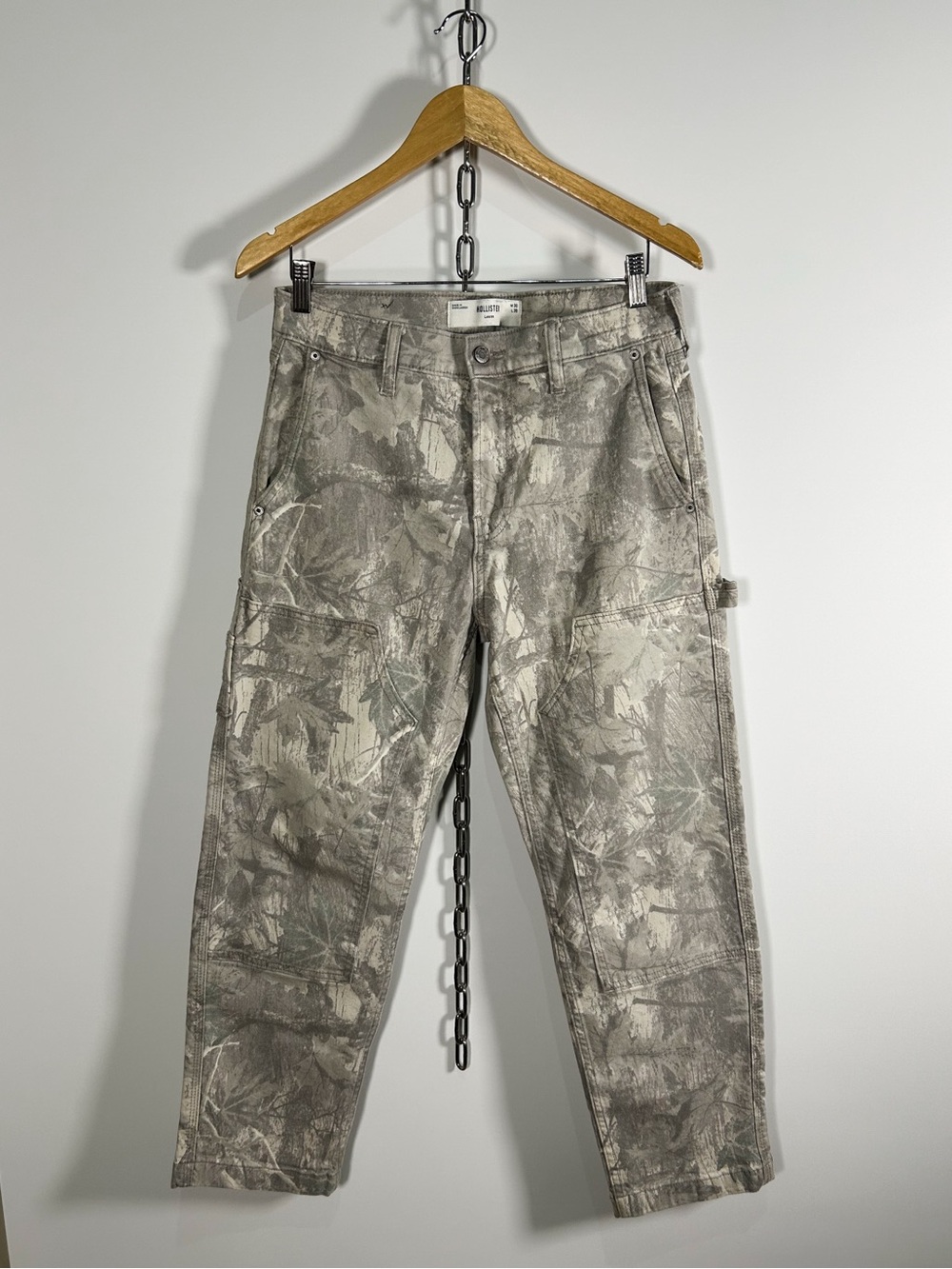Hollister Camo Baggy Carpenter Pants